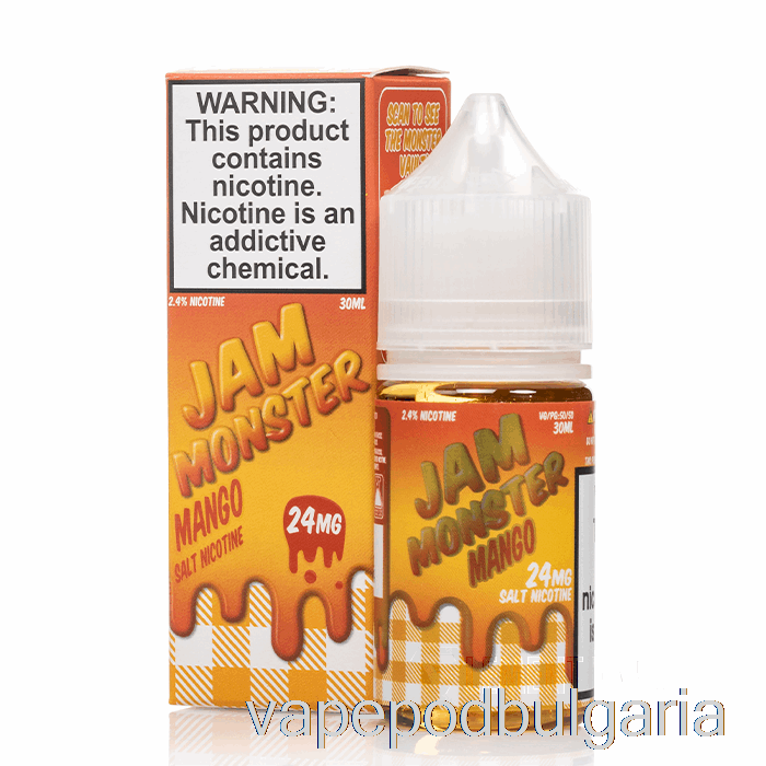 Vape Течности Mango - Jam Monster Salts - 30ml 24mg